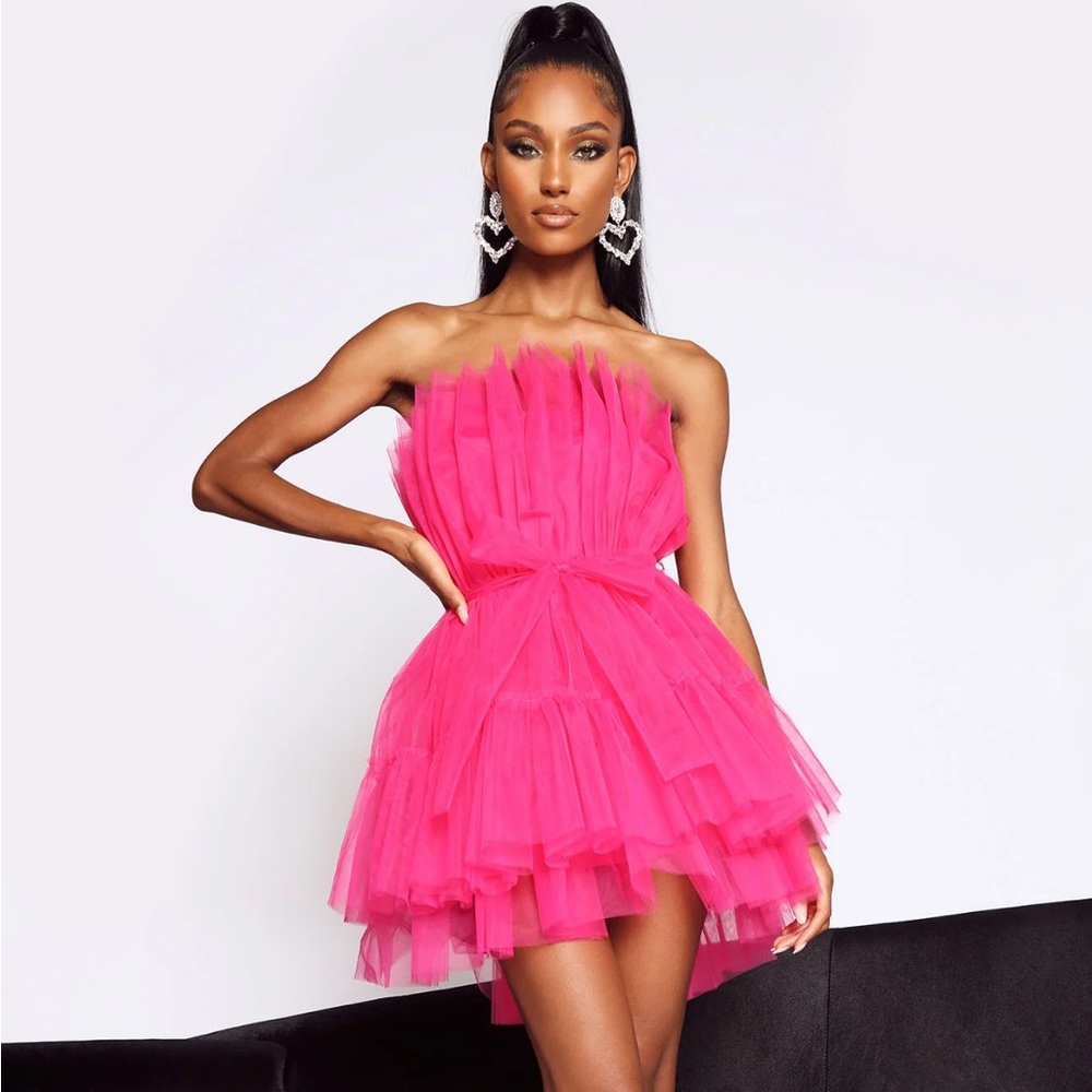 Fashion Nova Exclusive Tulle Mini Dress